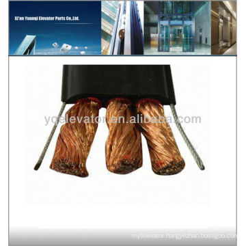 Flat Crane Elevator Cable, Copper Conductor, PVC Insulated-Sheath, elevator cable